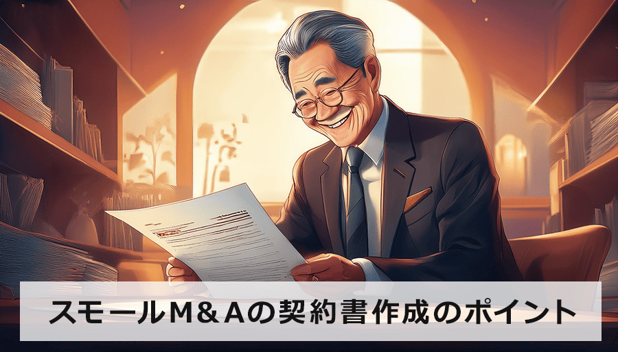 スモールM&Aの契約書作成のポイントとは？