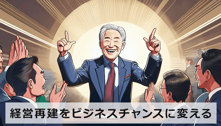 経営再建をビジネスチャンスに変える！倒産寸前からV字回復を実現するための戦略